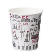 【アウトレット】紙コップ モノトーン 205ml（7オンス） 1セット（500個：50個入×10袋） オリジナル