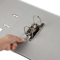 レバー式アーチファイル A4タテ 背幅80mm グレー SGLAF8GY ハピラ