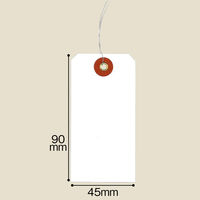 長門屋商店 ユポ（R）荷札（RoHS対応） 4号（中） 白 ニ-N534 1箱（500枚：100枚入×5パック）