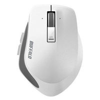 バッファロー プレミアムフィットマウス Mサイズ ホワイト BSMBW500MWH 1個（直送品）