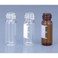 大阪ケミカル オートサンプラー用バイアル 2mL 褐色・ラベル付きバイアルのみ 100本入 11090520 1箱(100本)（直送品）