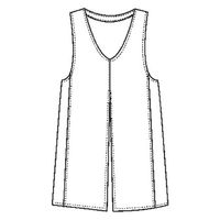 ハピラ ミプロン（介護ユニフォーム エプロン） サックス M 861374-007