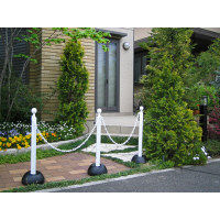 【スタンド】 ミツギロン チェーンスタンド ホワイト SF-11 1セット（5台：1台×5）