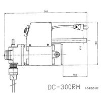 アズワン 高トルク低速撹拌機 回転計付き DC-300RM 1台 1-5122-02（直送品）
