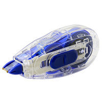 プラス　修正テープ　ホワイパースライド　本体　幅5mm×10m　ブルー　青　10個　43218