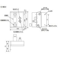 アズワン デシケーター用アクセサリー ガス置換ユニット 1-5216-05 1台（直送品）
