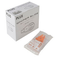 プラス　修正テープ　ホワイパースライド　詰め替えテープ　幅5mm×11m　オレンジ　10個　49302