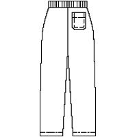 KAZEN レディスパンツ 白 M 821-90 1着