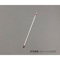佐藤計量器製作所 赤液棒状温度計 ー30~50°C 0240-00 1本 1-610-08