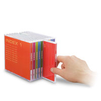 エレコム Blu-ray/DVD/CDプラケース 10mm/1枚収納 CCD-JSCN10CR 1パック(10枚入)（直送品）