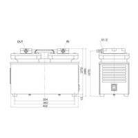 アルバック機工 ドライ真空ポンプ 3.3kPa DA-121D 1台 1-671-13（直送品）