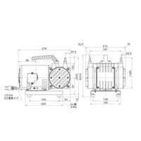アルバック機工 ドライ真空ポンプ 6.7kPa DA-30D 1台 1-671-08（直送品）