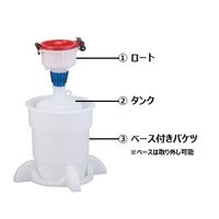 アズワン 廃液回収システム 4L 高さ455mm EF4-38-Sys 1個 1-7285-02（直送品）