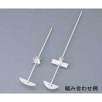 アズワン PTFE撹拌羽根 羽根ラウンド型 125×25mm 002.1125.1 1個 1-7733-07（直送品）
