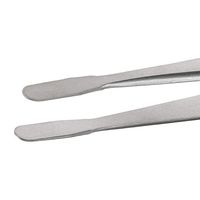 ワイ・エム・ティ フラットピンセット 125 1本 1-8187-01（直送品）