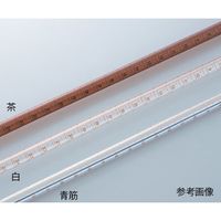 アズワン ビュレット テフロン(R)コック付き 白 25mL 1-8578-02 1本（直送品）