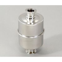 アルバック機工 オイルミストトラップ ケミカルタイプ・インライン型(接続口NWー25) OMC-200 1個 1-896-08（直送品）