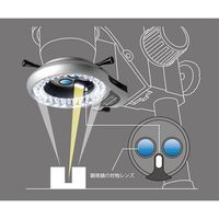 マイクロネット 実体顕微鏡用<垂直照明付き>LED照明装置 W-E PLUS 1個 1-9227-03（直送品）