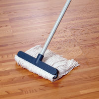 テラモト ＫＳII水拭きモップ　伸縮 24cm 糸付き 屋内用  CL8781240　1本