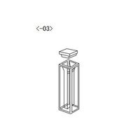 アイシス スタルナ石英セル (UV用マイクロセル) ST18 1個 2-474-03（直送品）