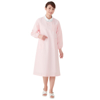 予防衣 長袖 ピンク M AKL139-33