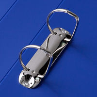 リングファイル　D型2穴　A4タテ　背幅51mm　20冊　ブルー　アスクル  オリジナル