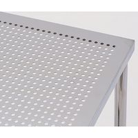 アズワン ステンレスパンチング導電ワゴン SD-2PS 1台 2-7977-01（直送品）