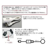 ニッパツ・メック 3ピストンダイアフラム圧力ポンプ 11000mL/min R3526144D 1台 1-1504-01（直送品）