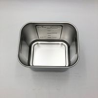 本間冬治工業 角型目盛付ポット 3.7L 18 1個 4-1006-05（直送品）