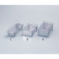 丸山ステンレス ステンフタ付万能カゴ A 1個 4-105-01（直送品）