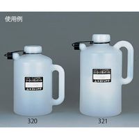 ヨトリヤマ 取手付ボトル 2L 3本入 4-5007-01 1箱(3個)（直送品）