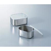 丸山ステンレス フリージング角シール深型容器 15型 (140×110×69mm) 15カタ 1個 4-5623-02（直送品）