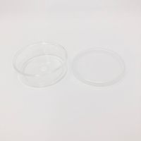 アズワン 丸型V式容器(スチロール製) 40個入 φ63.5×φ58×21mm 5-067-21 1箱(40個)（直送品）