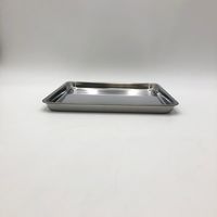 大屋製作所 ステンレス正方皿 (317×317×24mm) Kー2 1個 5-178-02（直送品）