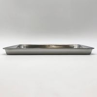 大屋製作所 ステンレス正方皿 (340×340×25mm) Kー3 1個 5-178-03（直送品）