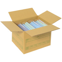 プラス　A式文書保存箱　A4/B4　書類収納　ダンボール　20枚　40062