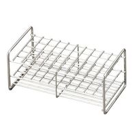 三和化研工業 ステンレス製試験管立 φ12mm 5×10配列 SS12-50 1個 6-302-01
