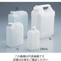 アズワン 角型瓶(フラット型) 2L SCC (純水洗浄処理済み) 7-2217-03 1個
