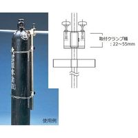 アズワン ボンベ固定器 Tカタ 1個 9-145-01（直送品）
