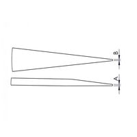 ワイ・エム・ティ カーボンファイバーピンセット 259CF 1本 9-3008-02（直送品）