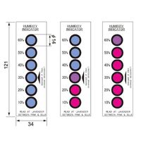 アズワン 湿度インジケーターカード 1缶(200枚入) PHI6V/10-60Br 1缶(200枚) 2-2620-01（直送品）