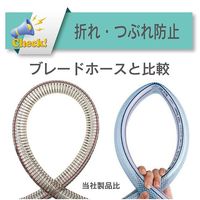 水・油・薬品・エアー用耐圧ホース(工場設備・機械配管用) トヨスプリングホース 内径25.0mm×外径33.0mm TS-25 1m(1m)（直送品）