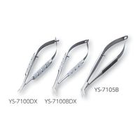 ワイ・エム・ティ マイクロ剪刀 100mm 直刀 1-9916-07 1本（直送品）