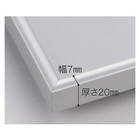 ワンロックフレーム　B2　シルバー　20374639　アートプリントジャパン