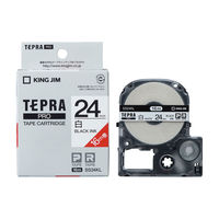 テプラ TEPRA PRO【純正】テープ ロングタイプ 16m巻 幅24mm 白ラベル(黒文字) SS24KL 1個