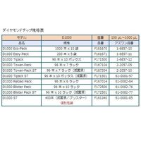 ダイアモンドチップ D1000 EasyPack 未滅菌 100~1000μL 200本×5袋入 F161671 1箱(1000本)（直送品）
