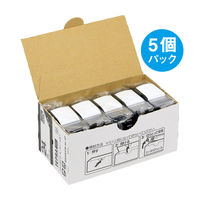 テプラ TEPRA PRO【純正】テープ しっかりはれてはがせる 幅24mm 白ラベル(黒文字) SS24KEW-AL-5P 5個