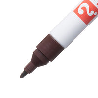 油性ペン マジックインキNo.500 細書き こげ茶 寺西化学工業 M500-T18