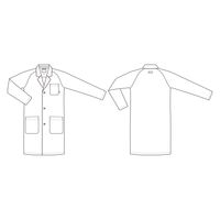 ルコックスポルティフ カ】QNM4501 バニラ 5L UQM4501-1-5L 1枚　白衣　ドクターコート（直送品）