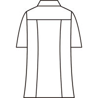 住商モンブラン ケーシー（メンズ・半袖） 72-984 サックスブルー（水色） S 医務衣 白衣 1枚（直送品）